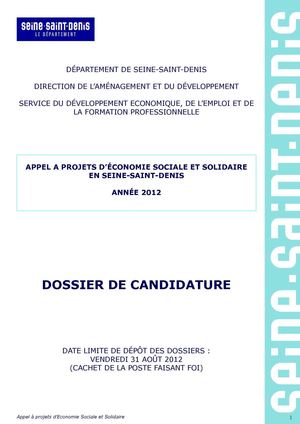 Appel a projets d’économie sociale et solidaire en Seine-Saint-Denis