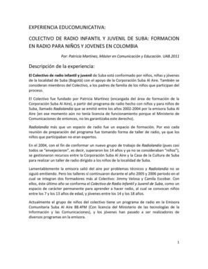 Experiencia Educomunicativa: Radio Infantil y Juvenil en Colombia. Punto EDU.com