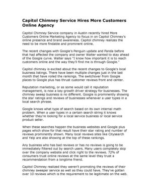 Capitol Chimney - A Local Business Ahead of Google+