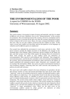 The Environmentalism Of The Poor