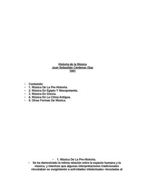 Historia de la Música