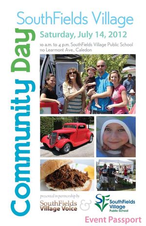 SouthFields Community Day 2012 event programme