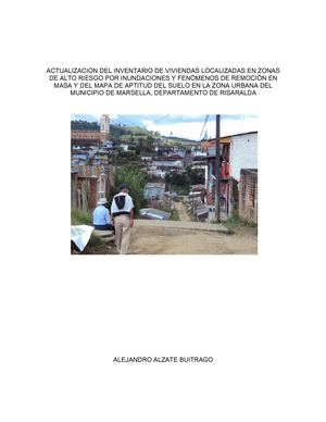 Informe Final Marsella (Zonificación de riesgos)
