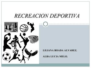 RECREACIÓN DEPORTIVA