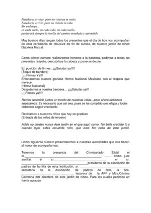 programa de fin de cursos la dulce