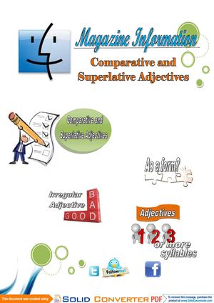 comparative and superlative 