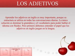 Adjetivos Comparativos y Superlativos