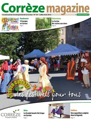 Corrèze Magazine n°101 Juillet-Août 2012