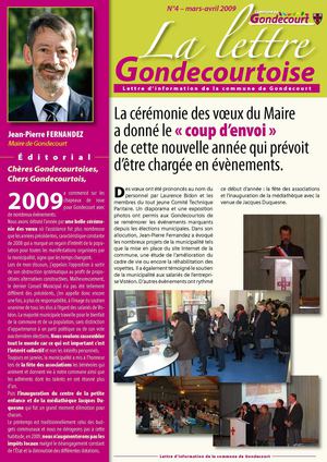La lettre gondecourtoise N°4