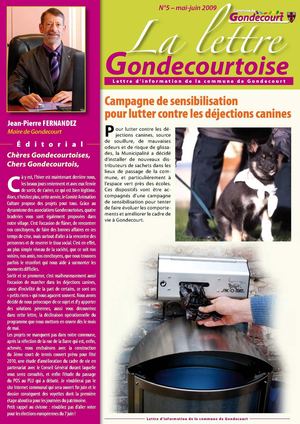 La lettre gondecourtoise N°5