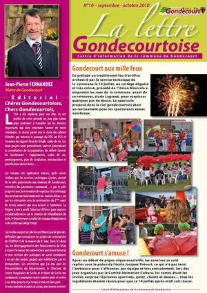 La lettre gondecourtoise N°10