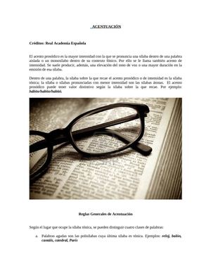 Acentuación