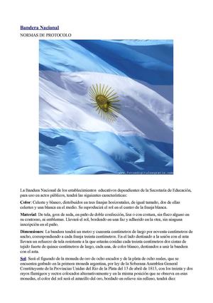 PROTOCOLO BANDERA NACIONAL
