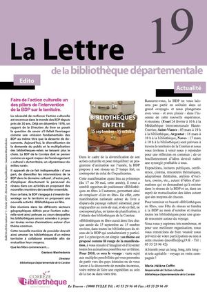 Lettre 19 n°3