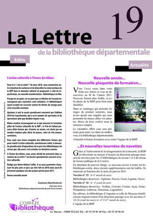 Lettre 19 n°7