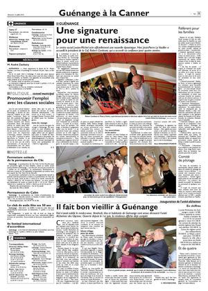 Signature du projet social et inauguration de l'unité Alzheimer