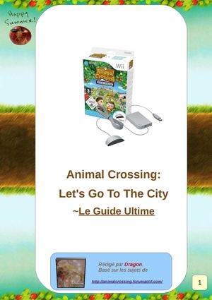 AC Wii: ~Le Guide Ultime