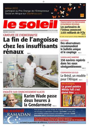 Edition du 4 juillet 2012