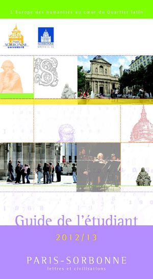 Guide de l'étudiant 2012-2013