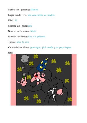 Personaje de la bruja