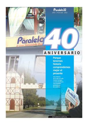 Paralelo 32 - Suplemento 40 Aniversario