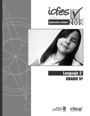 PRUEBA SABER LENGUAJE GRADO 5°