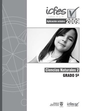 PRUEBA SABER  CIENCIAS NATURALES GRADO 5°