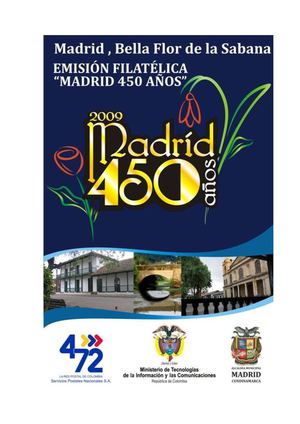 Historia de Madrid Cundinamarca 450 Años