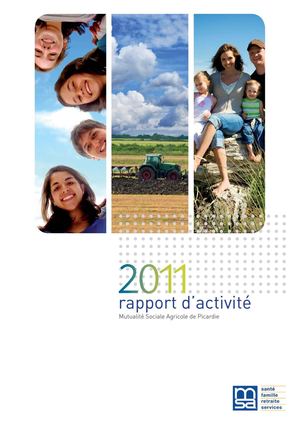 Rapport d'activité MSA de Picardie