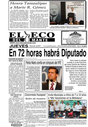 El Eco del Mante viernes 5 de julio de 2012