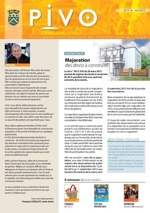 Pivo n°71 - Juin 2012