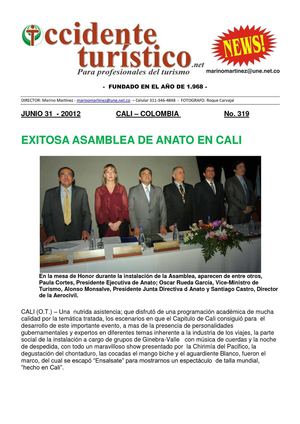 noticias del turismo de Junio 2012