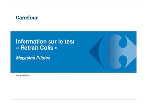 test retrait colis CCE juin 2012