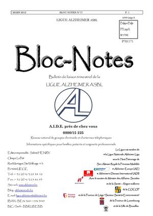 Bloc-Notes 77