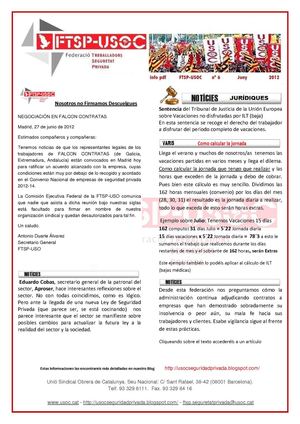 Info pdf FTSP-USOC nº 6 Juny 2012