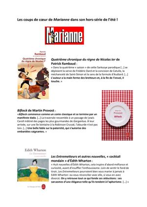 Les coups de cœur de l’été 2012 !