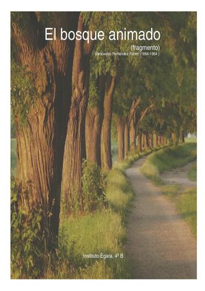 El bosque animado [fragmento] 4ESO B