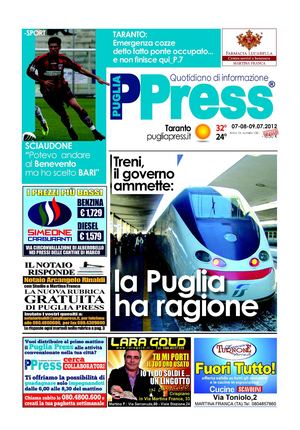 7,8 e 9 luglio 2012