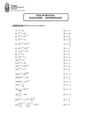 Ecuaciones Exponenciales
