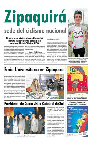 El seis de octubre desde Zipaquirá  partirá la penúltima etapa de la  versión 52 del Clásico RCN.