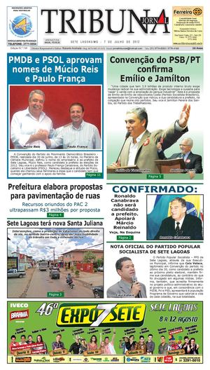 Jornal Tribuna de Sete Lagoas edição 759