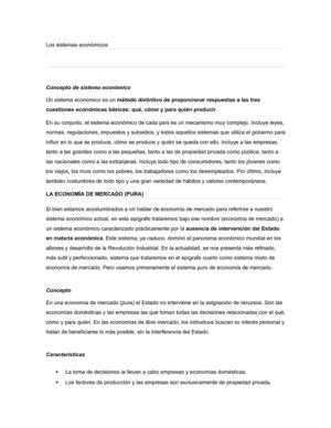 Sistemas Económicos.