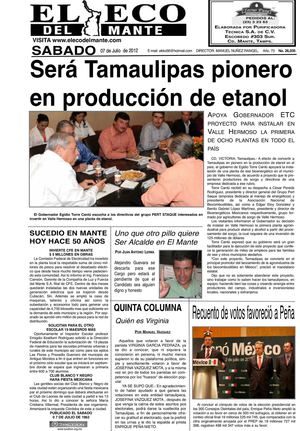 El Eco del Mante sábado 7 de julio de 2012