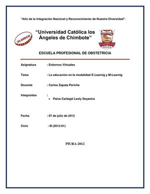 e-learning y m-learning