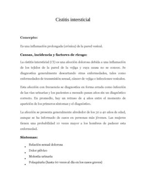 Cistitis Intersticial