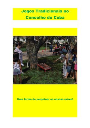 Jogos tradicionais no concelho de Cuba
