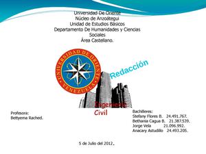 Redacción (Ing civil).