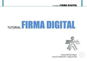 2. TUTORIAL FIRMA DIGITAL