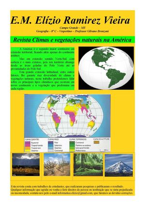 Climas e vegetação da América
