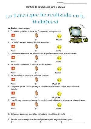CONCLUSIONES - Plantilla de conclusiones para el alumno